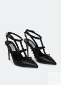 Туфли VALENTINO GARAVANI Rockstud pumps, черный WS0393VB80NO | Black фото 2