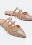 Сандалии VALENTINO GARAVANI ROCKSTUD SANDAL, нейтральный WS0H15VNWP45 | Neutral фото 2