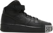 Кроссовки Air Force 1 High LE GS Triple Black, черный DH2943 001 | Black фото 1