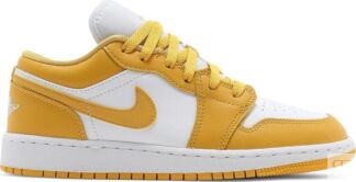 Кроссовки Air Jordan 1 GS Pollen, желтый