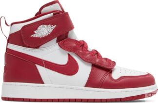 Кроссовки Air Jordan 1 High FlyEase GS Cardinal Red, красный