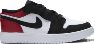 Кроссовки Air Jordan 1 Low Alt PS Black Toe, белый