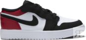 Кроссовки Air Jordan 1 Low Alt PS Black Toe, белый BQ6066 116 | White фото 1