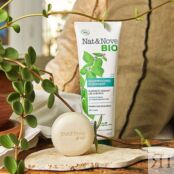 KERANOVE Твердый очищающий шампунь для жирных волос Nat & Nove Bio Shampoo