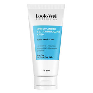 LOOKSWELL Крем для сухой кожи лица Интенсивное увлажнение с SPF 50.0