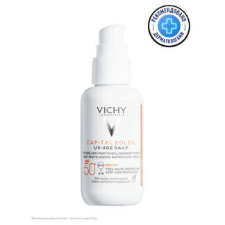VICHY Capital Soleil UV-Age Daily Невесомый солнцезащитный крем-флюид для л