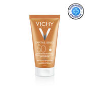 VICHY Capital Soleil Матирующая солнцезащитная эмульсия для кожи лица с экс