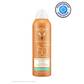 VICHY Capital Soleil Увлажняющий солнцезащитный спрей-вуаль для кожи лица и