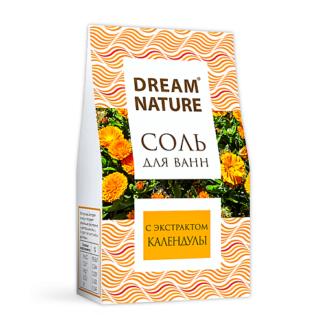 DREAM NATURE Природная соль для ванн "Календула" 500.0