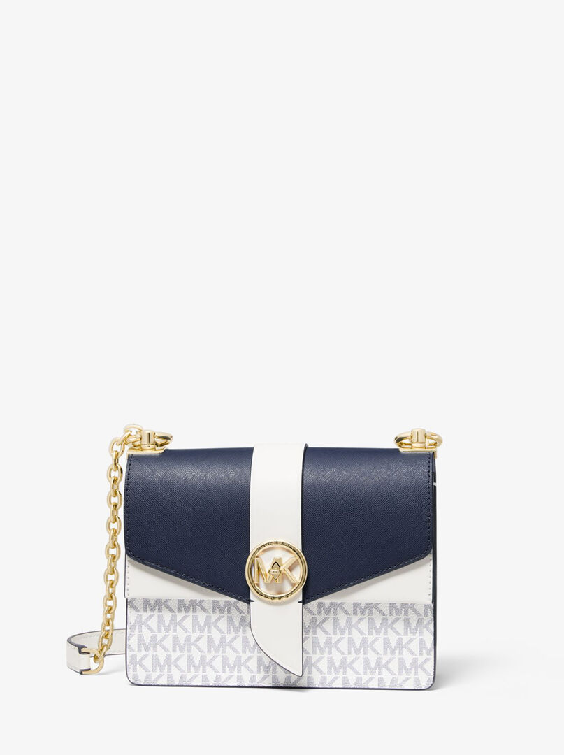 Сумка Michael Kors Greenwich 32S1GGRC0B WHITE NAVY Small