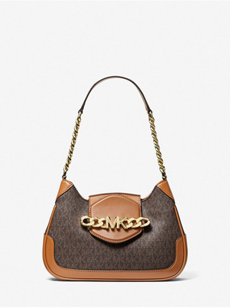 Сумка Michael Kors Hally 30F1G2HL1B BROWN ACORN Small